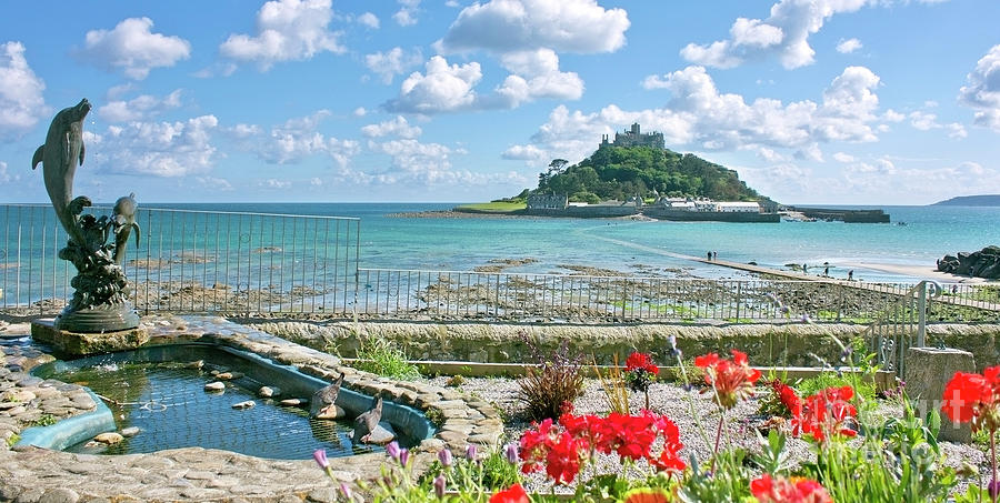 A Dolphins View of St Michaels Mount Photograph by Terri Waters