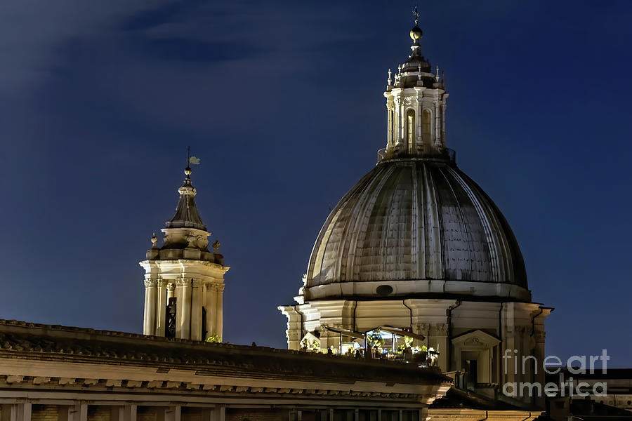 A Dome in Rome Photograph by Tom Watkins PVminer pixs