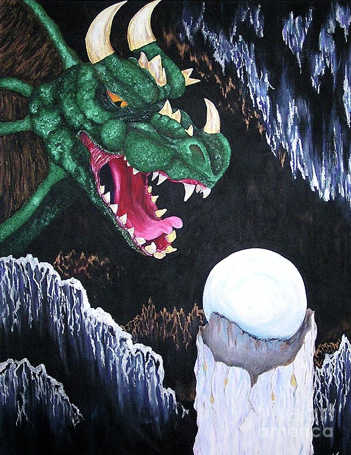 A dragons cave Painting by Kristina Renee' - Fine Art America