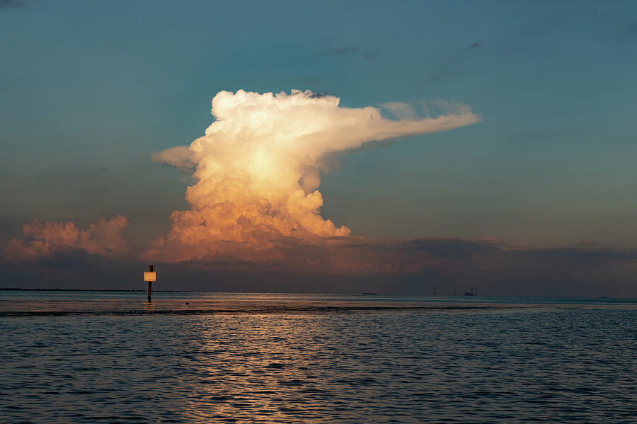 A Dramatic Cloud Over Tampa Bay Photograph by Bonnie Colgan A Dramatic Cloud Over Tampa Bay Photograph by Bonnie Colgan