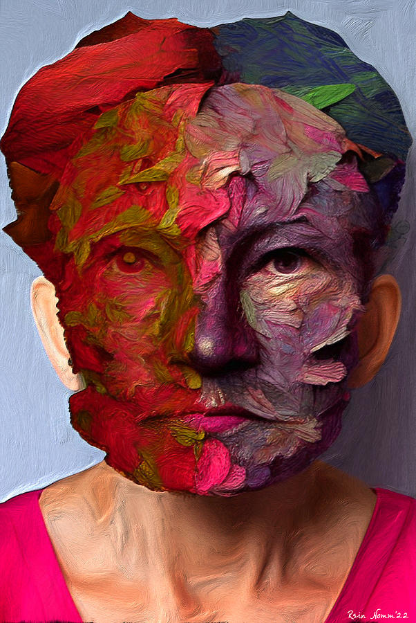 A Face of Fall Digital Art by Rein Nomm