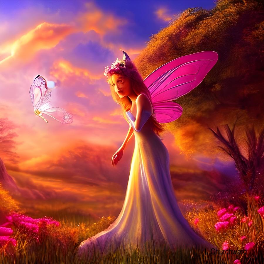 A Fairy Princess Digital Art by Lois Churchward - Fine Art America