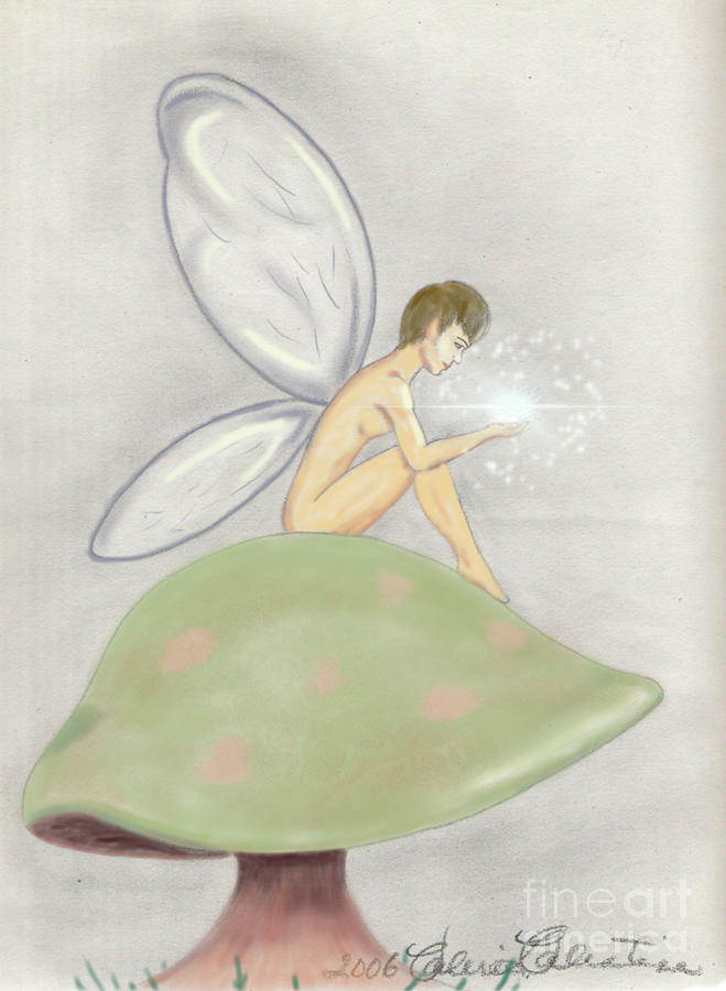 A Fairys Light Digital Art by Valerie Valentine
