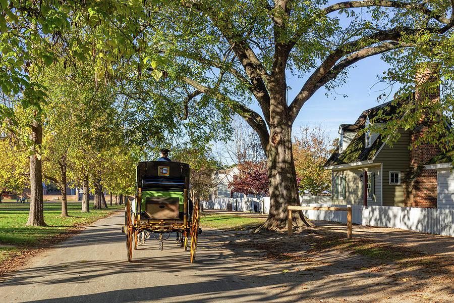 A Fall Carriage Ride On Palace Green St Photograph