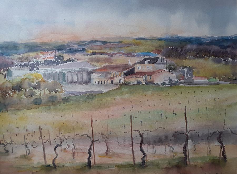 A Farm in Charente 16 Painting by Kim PARDON