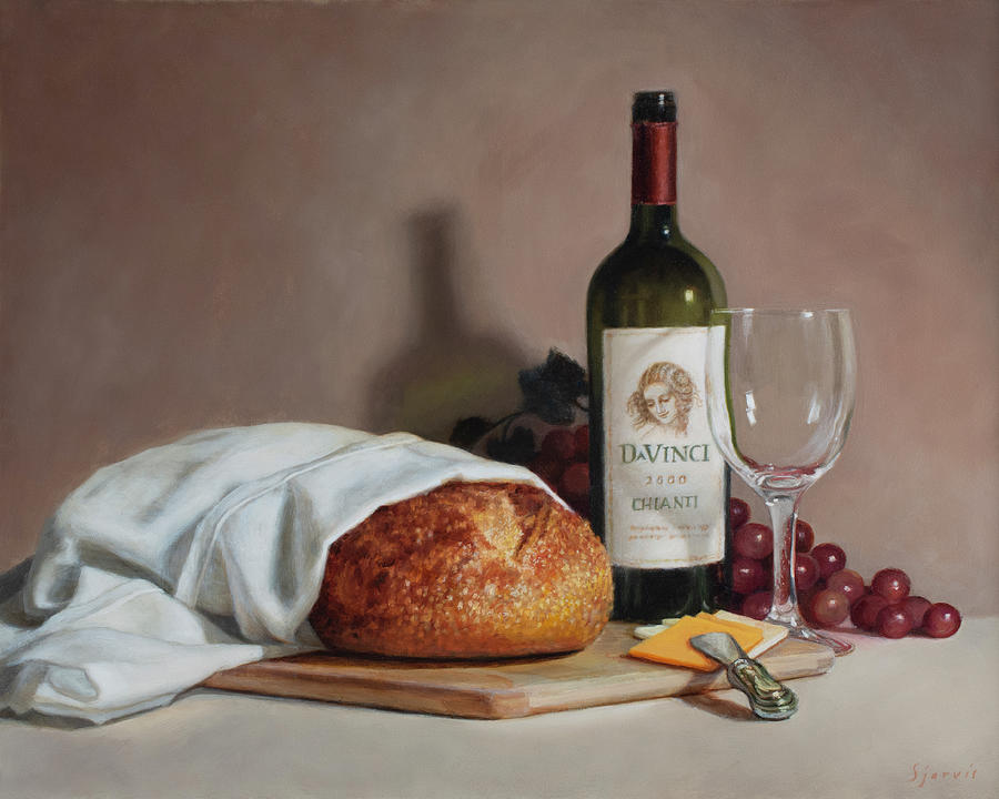 Bread Painting - A Feast For The Senses by Susan N Jarvis