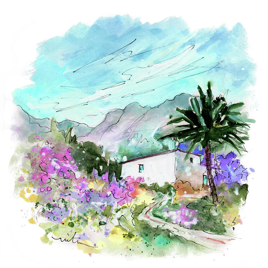 A Finca In Turre 04 Painting by Miki De Goodaboom