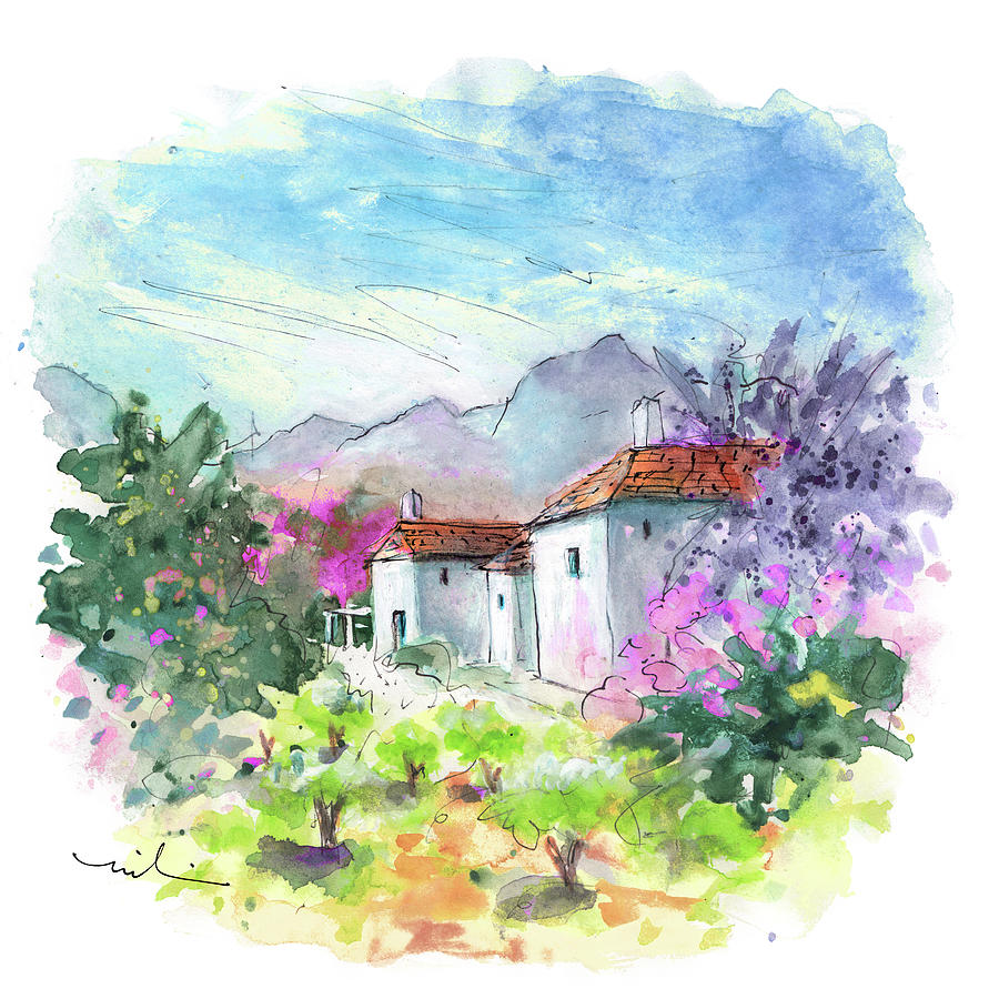 A Finca In Turre 05 Painting by Miki De Goodaboom