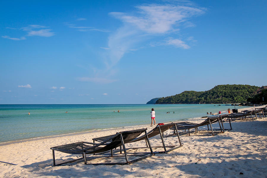 A fish shaped cloud over Sao Beach, Phu Quoc, Vietnam Photograph by ...