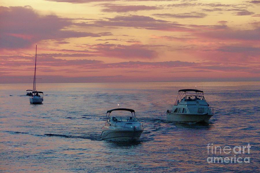 A Fishermans Sunset Digital Art by Tammy Keyes