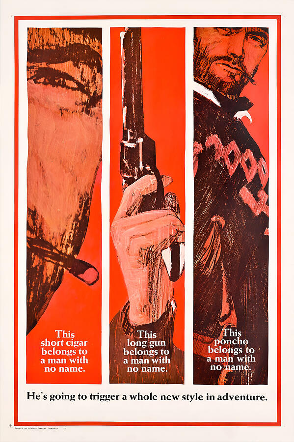 A Fistful of Dollars - 1964 Western Action Drama Digital Art by Motion Picture A Fistful of Dollars - 1964 Western Action Drama Digital Art by Motion Picture