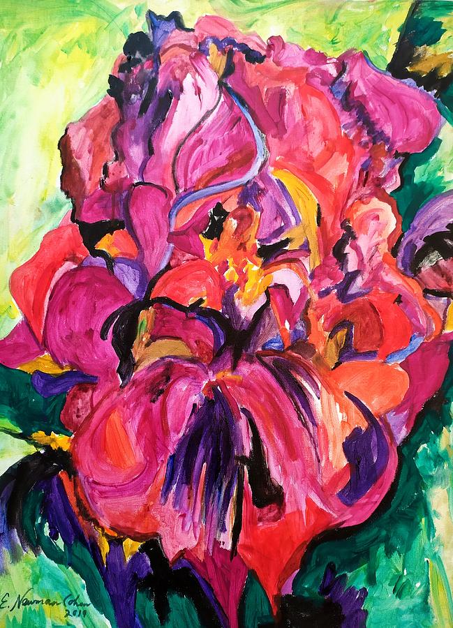 A Flower Fantasy Painting by Esther Newman-Cohen