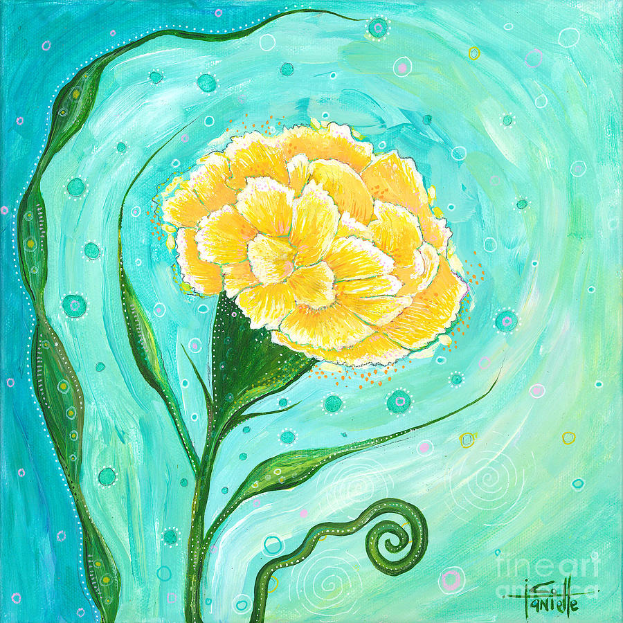 A Flower for My Flower Painting by Tanielle Childers