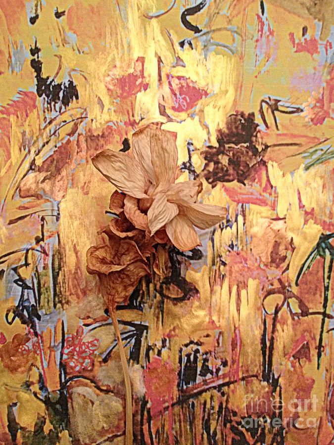 A Flower Collage Mixed Media by Nancy Kane Chapman