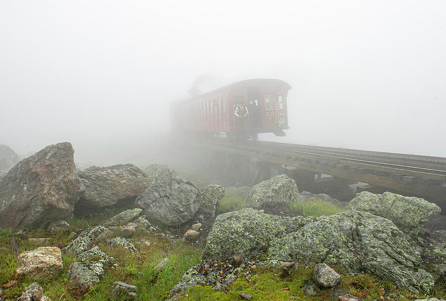 A Foggy Day on the Cog Photograph by Gordon Ripley