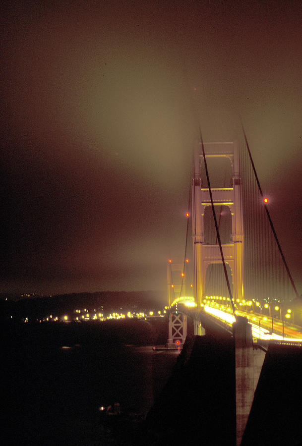 A Foggy Golden Gate Bridge 568 Photograph by James C Richardson