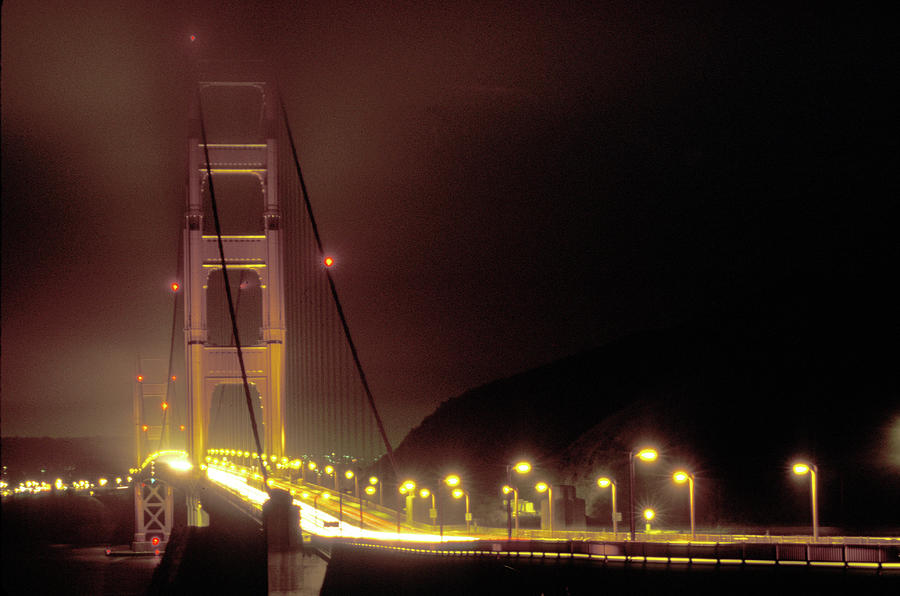 A Foggy Golden Gate Bridge 569 Photograph by James C Richardson