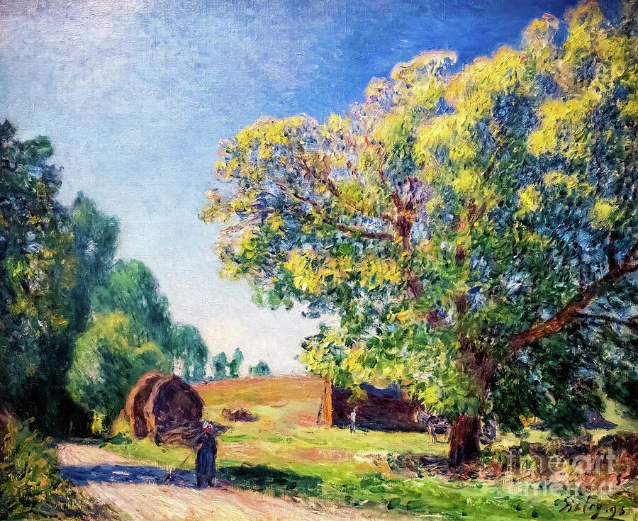 A Forest Clearing by Alfred Sisley 1895 Painting by Alfred Sisley