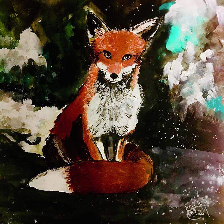 A Fox for Chayce Painting by Eileen Backman