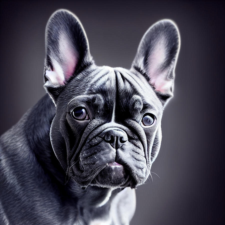 a French bulldog puppy cute beauty portrait Photo Realis c44a266f 4ddf ...