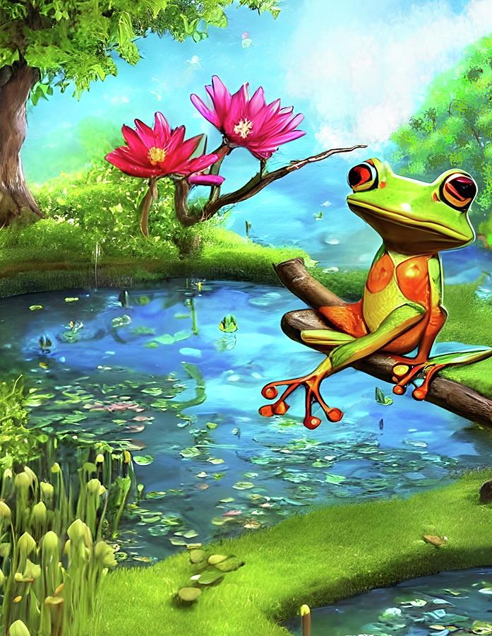 A Frog For Diana Digital Art