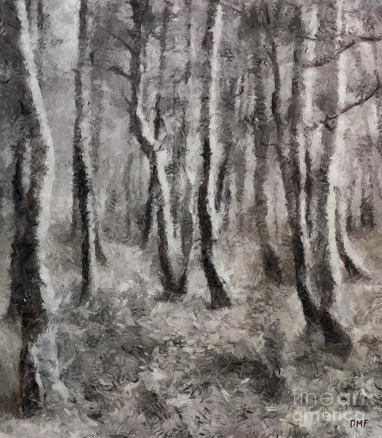 A Frost Morning Painting by Dragica Micki Fortuna
