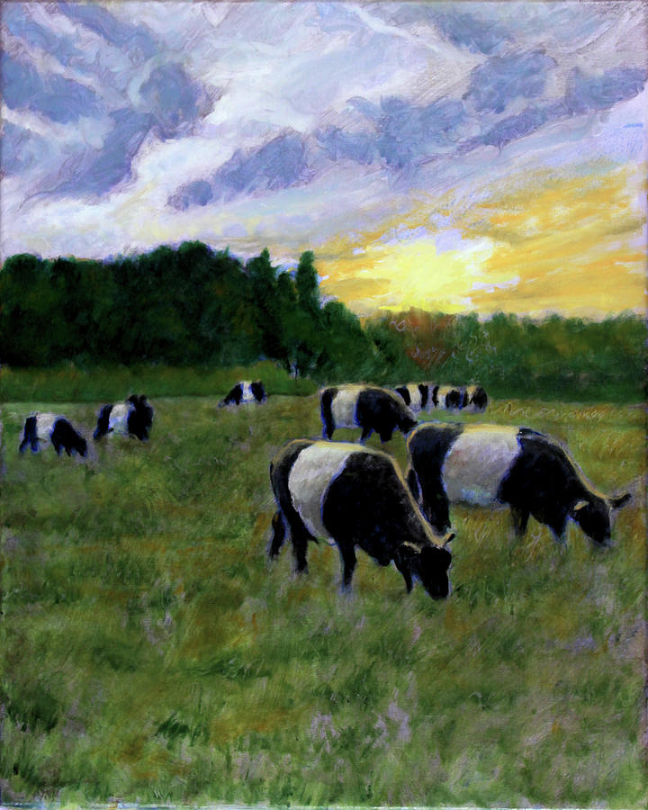 A Galloway Breakfast Painting by David Zimmerman