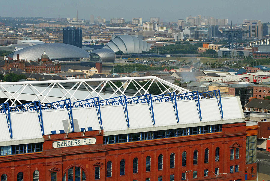 A general view of Ibrox Stadium Photograph by Ben Radford