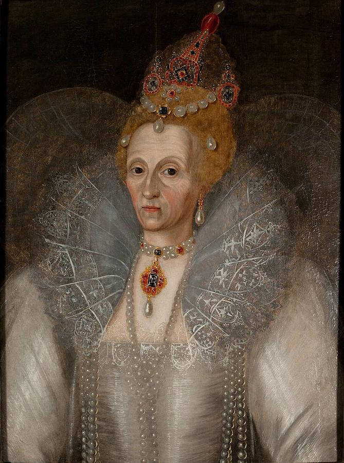 A genuine and realistic c.1595 portrait of queen Elizabeth I by Marcus ...