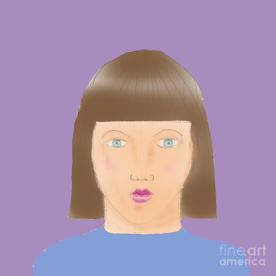 A girl Digital Art by Jacinta Hunt