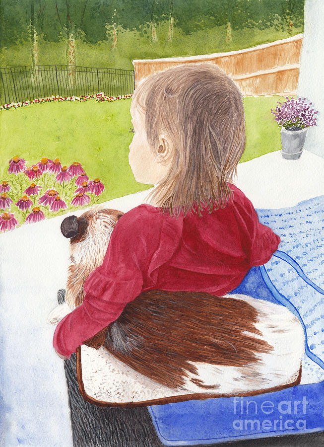 A Girls Best Friend Painting