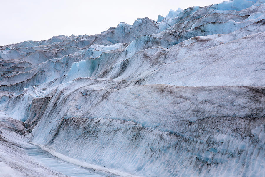 A Glacial Wall Photograph by Ed Williams