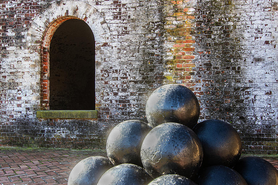 A Glimpse In Time at Fort Macon. Photograph by Bob Decker