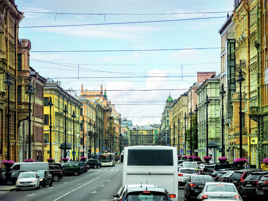 A Glimpse of Main Street, Russia Photograph by Kay Brewer  Fine Art 