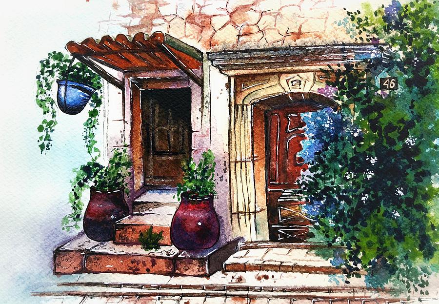 A Glimpse of Provence Painting by Tanya Gordeeva