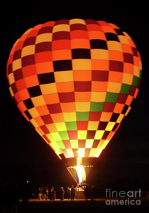 A Glowing Balloon Photograph by D Hackett