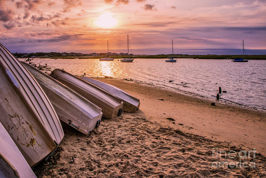 A Golden Sunrise at Windmill Beach Photograph by Robert Anastasi