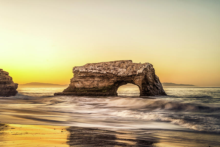 A Golden Sunrise, Santa Cruz Photograph by Joseph S Giacalone