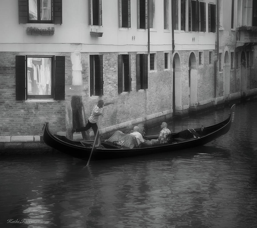 A Gondola Ride in Venice Photograph by Kathi Isserman