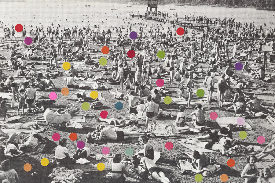 Beach Mixed Media - A Good Spot by Cassia Beck Beach Mixed Media - A Good Spot by Cassia Beck
