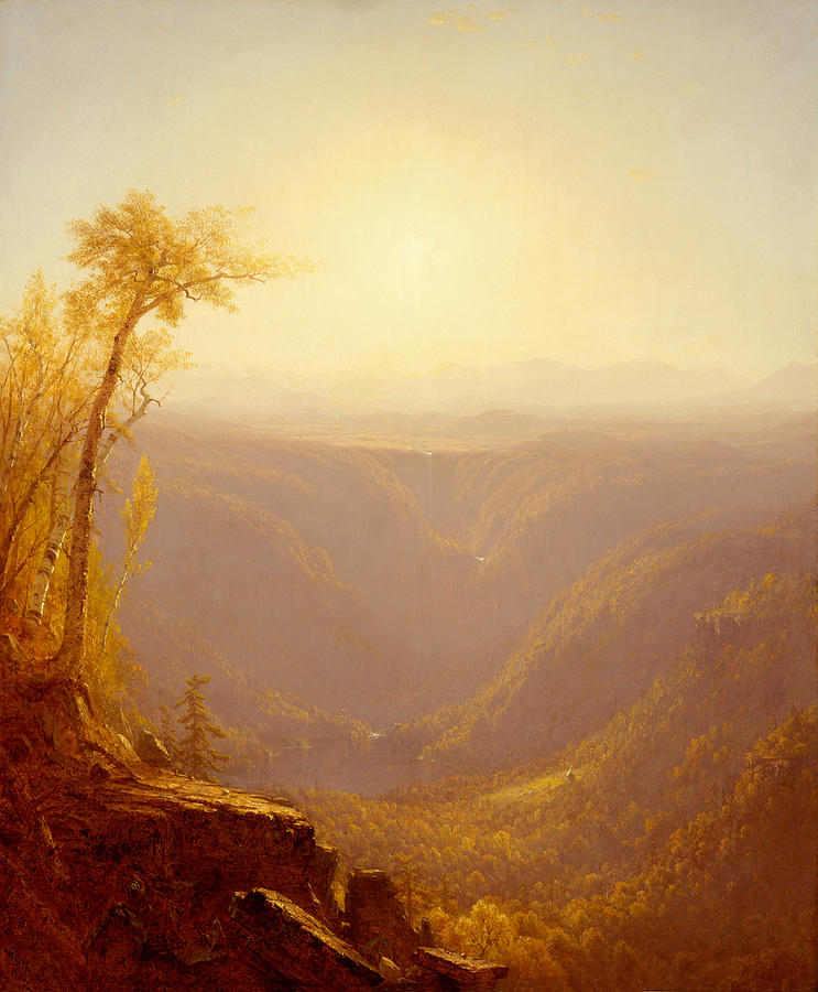 A Gorge in the Mountains                                            Painting by Long Shot
