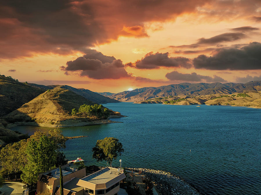 A Gorgeous Sunset of Castaic Lake Photograph by Marcus Jones