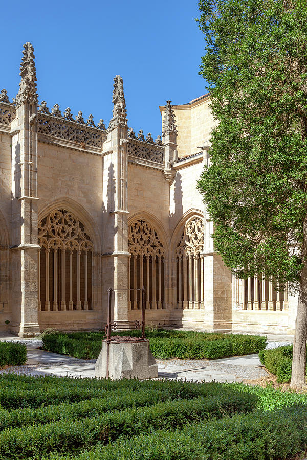 A Gothic Spanish Cloister Photograph by W Chris Fooshee