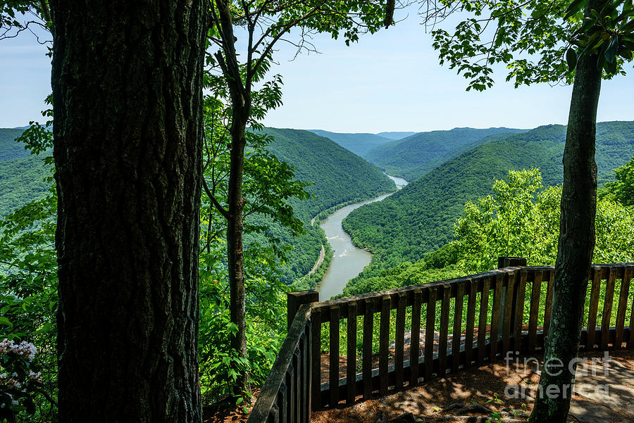 A Grand View New River Gorge Photograph by Thomas R Fletcher
