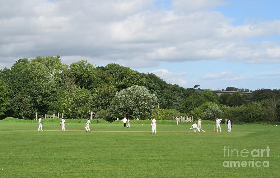 A Great British Tradition - Village Cricket Photograph by Lesley Evered