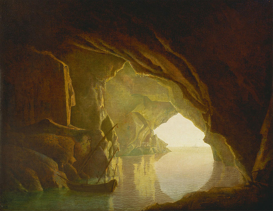 A Grotto in the Gulf of Salerno, Sunset Photograph by Paul Fearn