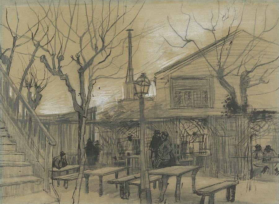 A Guinguette Paris February  March 1887 Vincent Van Gogh 1853  1890 Painting