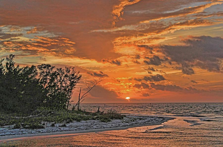A Gulf Coast Sunset Photograph by HH Photography of Florida