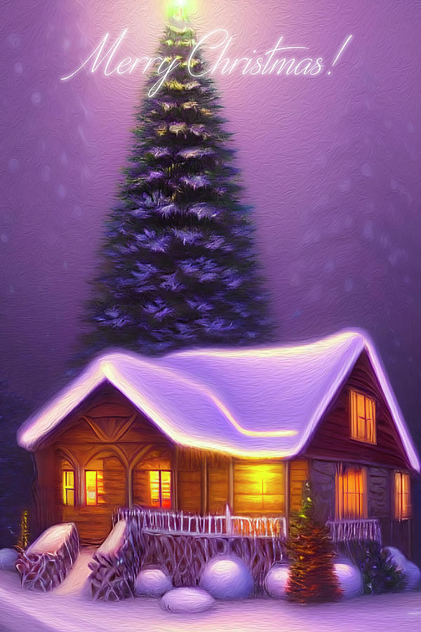A Happy Christmas Greeting Digital Art by Mark Andrew Thomas