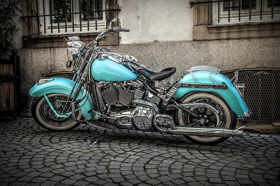 A Harley in France Photograph by W Chris Fooshee